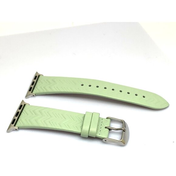 Missoni Apple Watch Band 38-41mm Case Leather Strap Zigzag Light Green main image 2